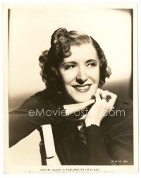 6m385 GRACIE ALLEN 8x10 still '36 she bet 3 crackers to a donut that she could win Bob Burns!