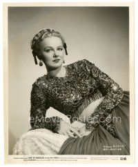 6m399 HELEN GILBERT 8x10 still '52 close up in great beaded costume from Thief of Damascus!
