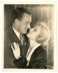 6m403 HER PRIVATE AFFAIR 8x10 still '29 romantic c/u of Ann Harding & Harry Bannister by Thomas!