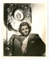 6m469 JEAN HARLOW deluxe 8x10 still '30s the beautiful actress wearing suit jacket by Ted Allen!