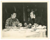 6m475 JESSE JAMES 8x10 still '27 famous cowboy outlaw Fred Thomson at table with Montagu Love!
