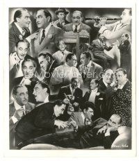 6m488 JOHN BARRYMORE deluxe 8x10 still '41 cool montage of the great actor in a variety of roles!