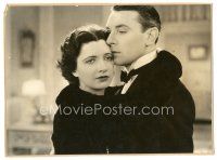 6m518 KEYHOLE deluxe 6.5x8.75 still '33 romantic close up of beautiful Kay Francis & George Brent!