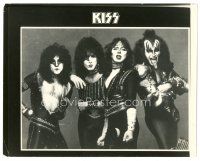6m526 KISS 8x10 music publicity still '80s Gene Simmons, Paul Stanley, Eric Carr & Vinnie Vincent!
