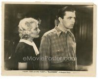 6m530 KLONDIKE 8x10 still '32 close up of pretty Thelma Todd looking up at concerned Lyle Talbot!