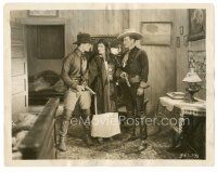 6m549 LAW OF THE RANGE 8x10 still '28 Joan Crawford stops Tim McCoy & Rex Lease from fighting!