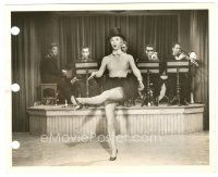 6m589 LOVE ME OR LEAVE ME 8x10 key book still '55 sexy Doris Day as Ruth Etting dancing by band!