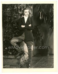 6m621 MARGARET SULLAVAN 8x10 still '35 great full-length image wearing horse riding outfit!