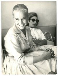 6m625 MARIA SCHELL 7.25x9.5 still '56 smiling close up of the pretty Austrian actress!