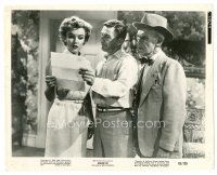 6m631 MARILYN 8x10 still '63 Monroe with David Wayne & James Gleason from We're Not Married!