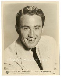 6m655 MERV GRIFFIN 8x10 still '53 great head & shoulders smiling portrait from So This is Love!
