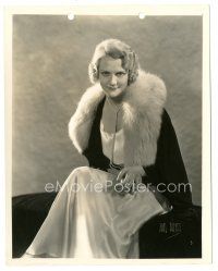 6m661 MINNA GOMBEL 8x10 key book still '30s great portrait of the pretty actress by Hal Phyfe!