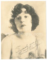 6m691 NORMA TALMADGE deluxe 7x9 still '20s head & shoulders portrait of the pretty star by Spurr!