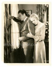6m719 PASSION FLOWER 8x10 still '30 close up of pretty Kay Johnson holding Charles Bickford!