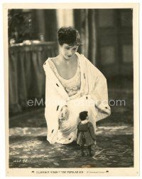 6m740 POPULAR SIN 8x10 still '26 young pretty Florence Vidor kneeling by tiny doll on floor!