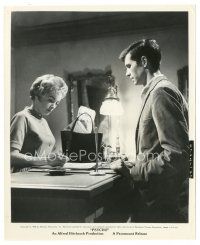 6m752 PSYCHO 8x10 still '60 close up of Anthony Perkins & Janet Leigh, Alfred Hitchcock!