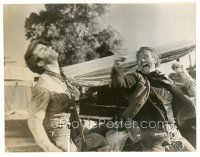6m767 RED RIVER 7.25x9.5 still '48 great close up of John Wayne punching Montgomery Clift!