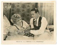 6m805 ROMANCE OF THE UNDERWORLD deluxe 8x10 still '28 Ben Bard smiles at Helen Lynch laying on bed!