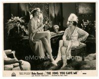 6m862 SONG YOU GAVE ME deluxe English 8x10 '34 sexy Bebe Daniels and Iris Ashley in dressing room!