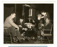 6m874 SPOILERS candid 8x10 still '42 Marlene Dietrich goes over lines with Barthelmess & Carey!