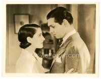 6m883 STRANGE INTERLUDE 8x10 still '32 romantic c/u of young Clark Gable & pretty Norma Shearer!