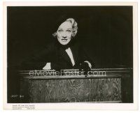 6m982 WITNESS FOR THE PROSECUTION 8x10 still '58 c/u of crazed Marlene Dietrich on the stand!