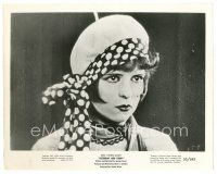 6m991 YESTERDAY & TODAY 8x10 still '53 super close up of sexy silent star Clara Bow!