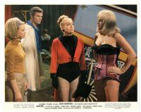 6m011 BERSERK color 8x10 still '67 crazy Joan Crawford, Judy Geeson, Ty Hardin, Diana Dors