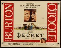 6r047 BECKET 1/2sh '64 Richard Burton in the title role, Peter O'Toole as the King!