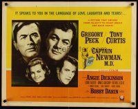 6r075 CAPTAIN NEWMAN, M.D. 1/2sh '64 Gregory Peck, Tony Curtis, Angie Dickinson, Bobby Darin