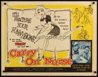 6r080 CARRY ON NURSE 1/2sh '60 English hospital sex, the screen's fastest funniest farce!