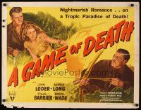 6r127 GAME OF DEATH style B 1/2sh '45 Robert Wise's version of The Most Dangerous Game!