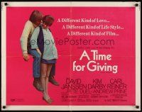 6r128 GENERATION 1/2sh '70 David Janssen, very pregnant Kim Darby, A Time for Giving!
