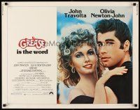 6r139 GREASE 1/2sh '78 close up of John Travolta & Olivia Newton-John in a most classic musical!