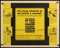 6r141 GREAT CHASE 1/2sh '63 Buster Keaton, Douglas Fairbanks, the thrill of your life!