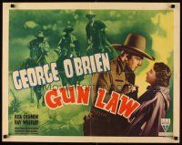 6r142 GUN LAW style A 1/2sh '38 George O'Brien, Rita Oehmen, cool western action!