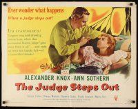 6r160 JUDGE STEPS OUT style A 1/2sh '48 Boris Ingster directed, George Tobias, pretty Ann Sothern!