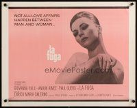 6r164 LA FUGA 1/2sh '66 Paola Spinola directed Italian lesbian sex drama, pretty Giovanna Ralli!