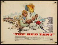 6r238 RED TENT 1/2sh '71 art of Sean Connery & Claudia Cardinale by Howard Terpning!