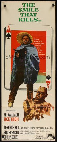 6r328 ACE HIGH insert '69 Eli Wallach, Terence Hill, spaghetti western, cool ace of spades design!