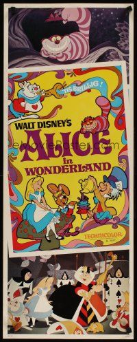 6r334 ALICE IN WONDERLAND insert R81 Walt Disney Lewis Carroll classic, cool psychedelic art