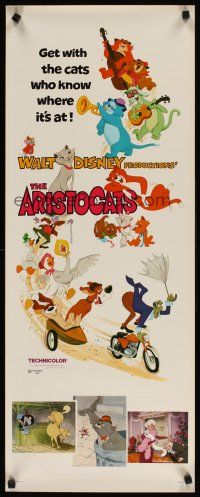 6r348 ARISTOCATS insert R80 Walt Disney feline jazz musical cartoon, great colorful image!