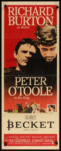 6r360 BECKET insert '64 Richard Burton in the title role, Peter O'Toole as the King!