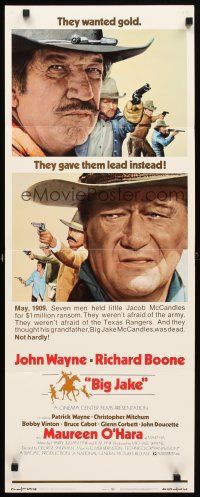 6r017 BIG JAKE insert '71 Richard Boone wanted gold but John Wayne gave him lead instead!