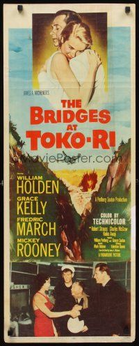 6r385 BRIDGES AT TOKO-RI insert '54 Grace Kelly, William Holden, Korean War, by James Michener!