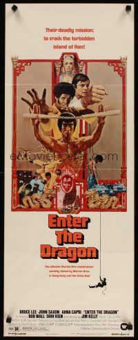 6r465 ENTER THE DRAGON insert '73 Bruce Lee kung fu classic, the movie that made him a legend!