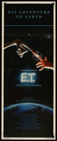 6r458 E.T. THE EXTRA TERRESTRIAL insert '82 Steven Spielberg classic, John Alvin art!