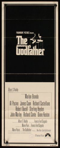 6r499 GODFATHER int'l insert '72 Marlon Brando & Al Pacino in Francis Ford Coppola crime classic!