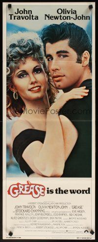 6r503 GREASE int'l insert '78 John Travolta & Olivia Newton-John in a most classic musical!