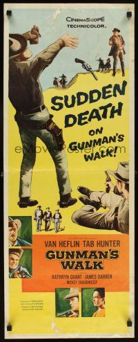 6r509 GUNMAN'S WALK insert '58 Van Heflin, Tab Hunter & Kathryn Grant, sudden death!